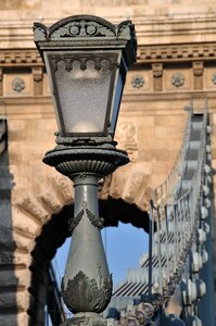 Hungary bridge light photo