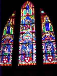 Stained glass church window