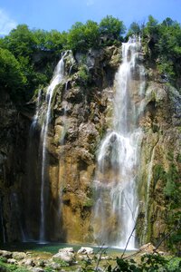 Waterfall water veil murmur photo