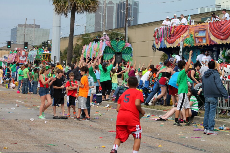 Irish parade louisiana celebration