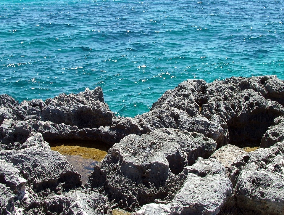 Blue ocean sea