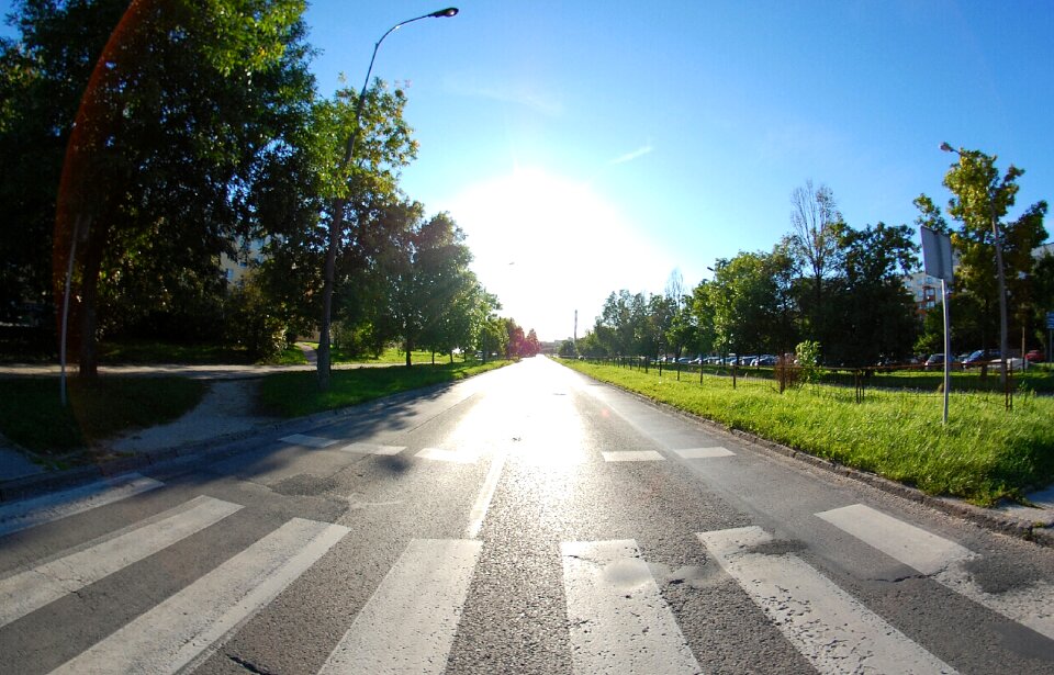 Pedestrian crossing kielce