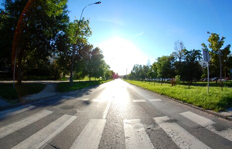 Pedestrian crossing kielce photo