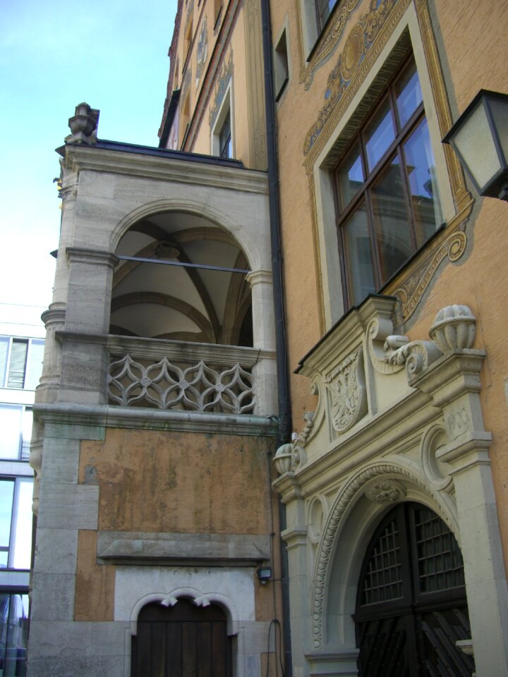 Building facade stucco