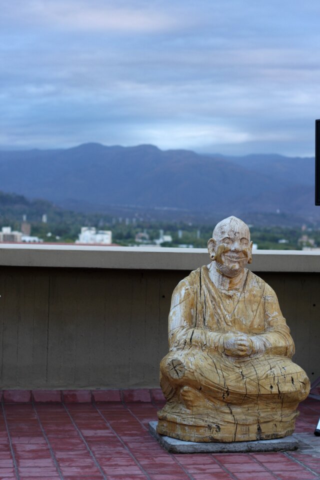 Spiritual zen carving