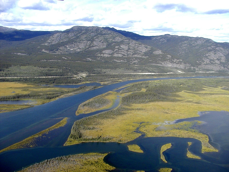 Water wilderness aerial