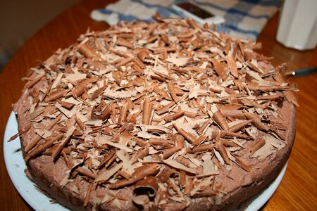 Cake chocolate dessert photo