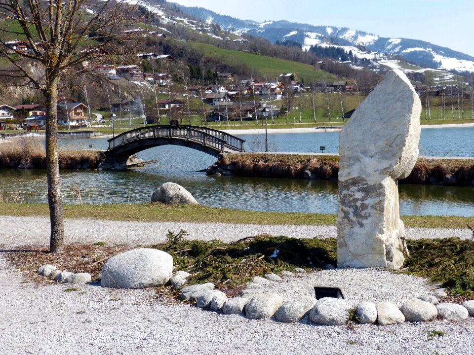 Badesee bridge arch bridge