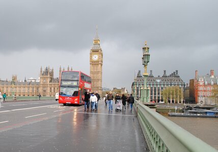 Clock street monument photo