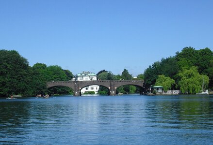 Innenalster water river photo