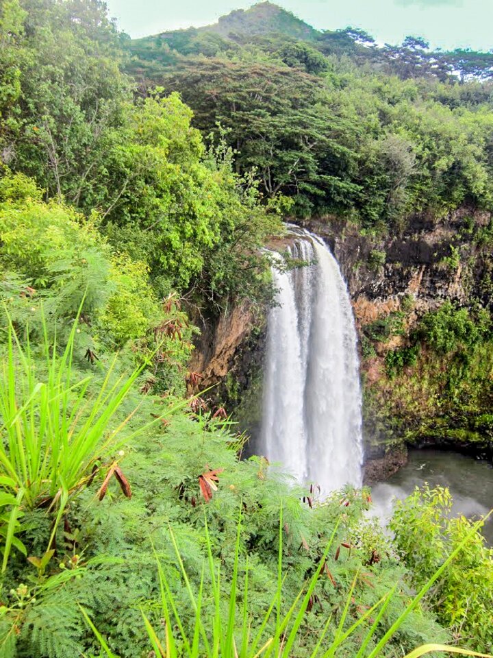 Mountains waterfalls landscape photo