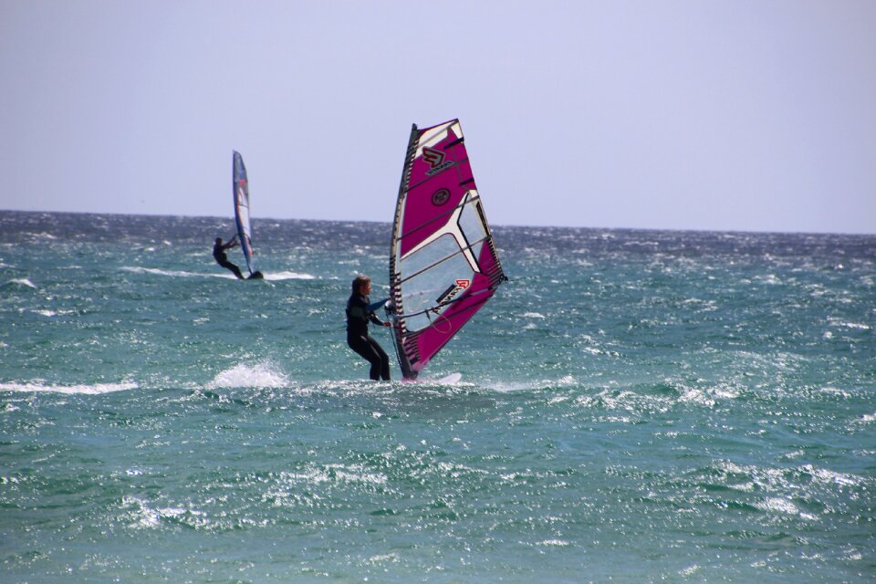 Surfing water sports sail