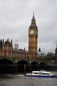 Clock river view of the building