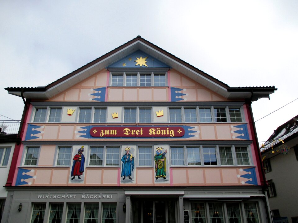 Appenzeller house mural appenzell