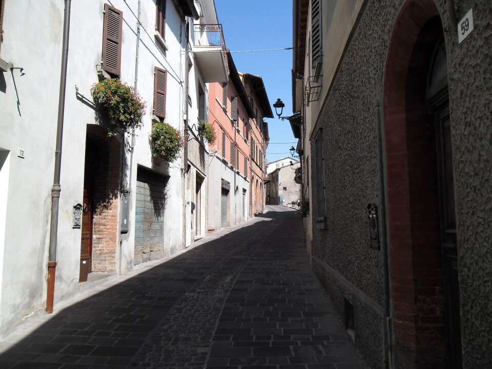 Historical centre romagna hills