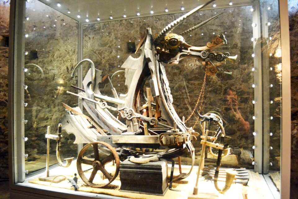 Arts sculpture exhibit