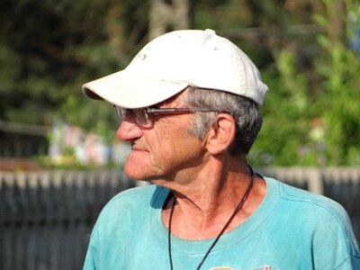 Cap male portrait