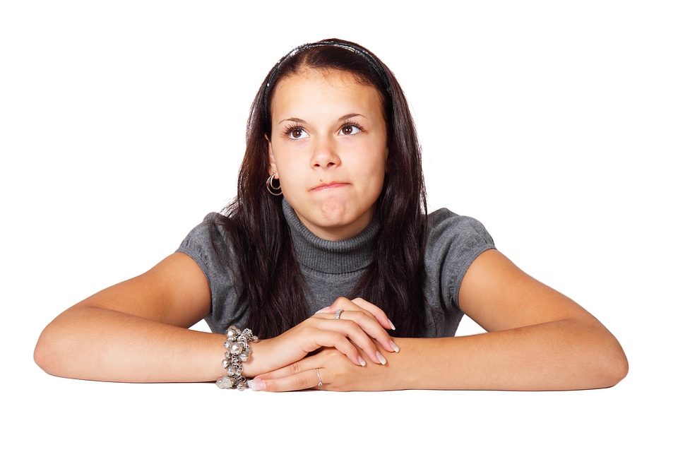 Female girl isolated