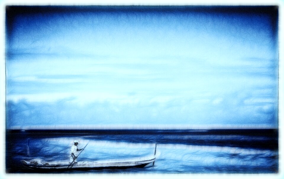 Fishing boat sea travel