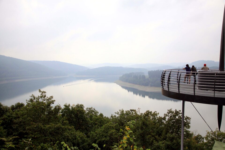 Sky platform vantage point photo