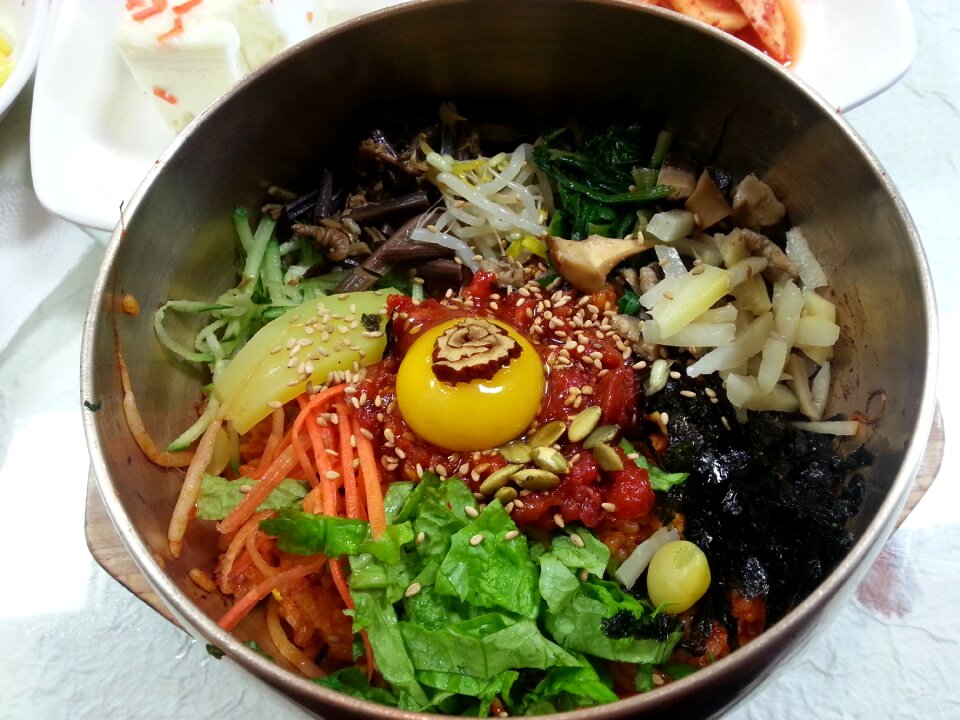 Jeonju bibimbap meat