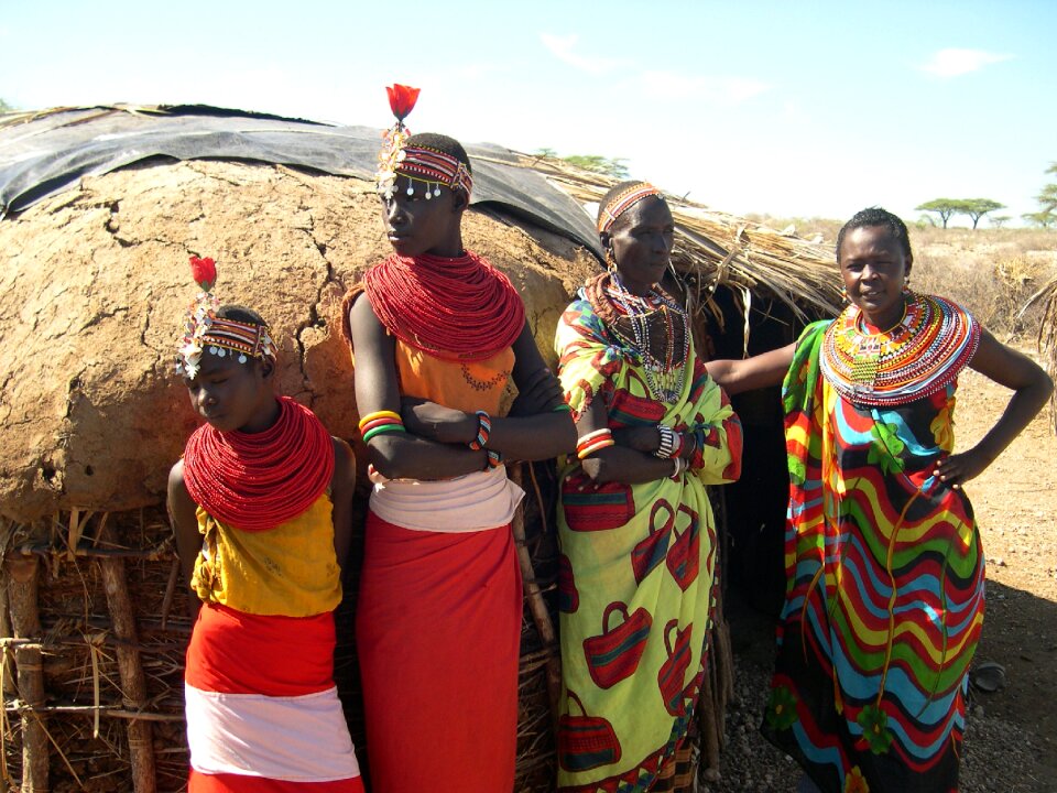 Africa women posing