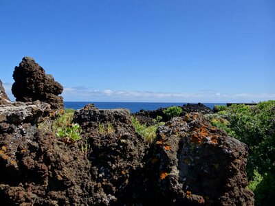 Rock sea landscape