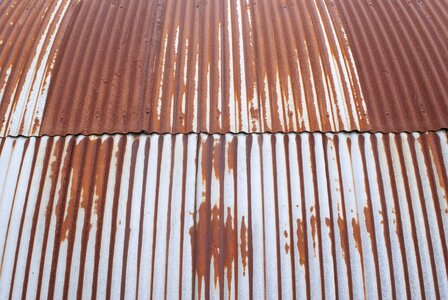 Rusted rust brown