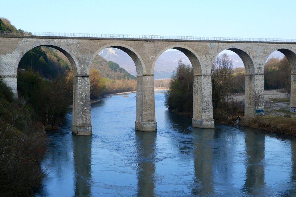 The durance river haute provence france