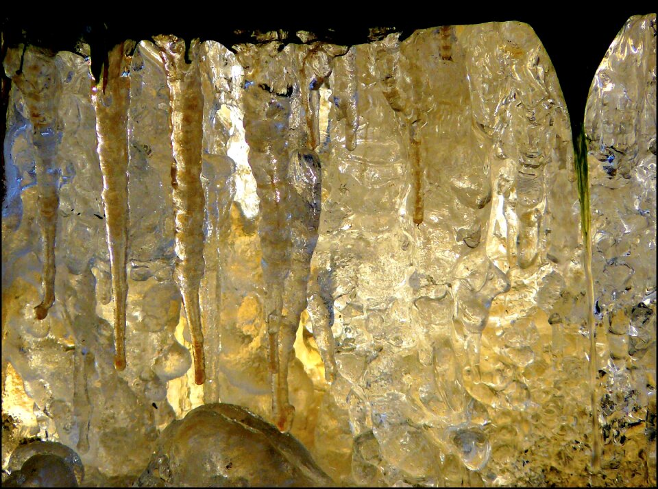 Winter ice crystal frost