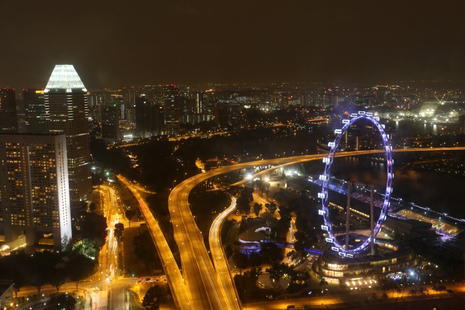 Scenery singapore flyer singapore landmark