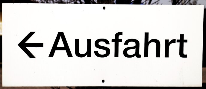 Sign traffic road