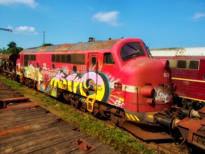 Train locomotive travel photo