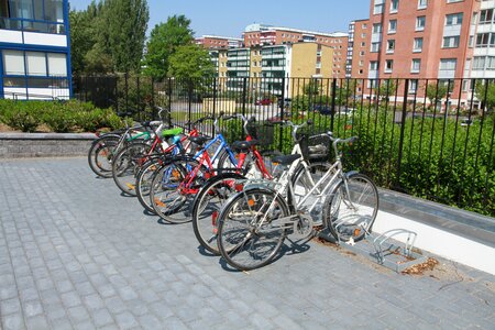 Bikes concrete stone malmö