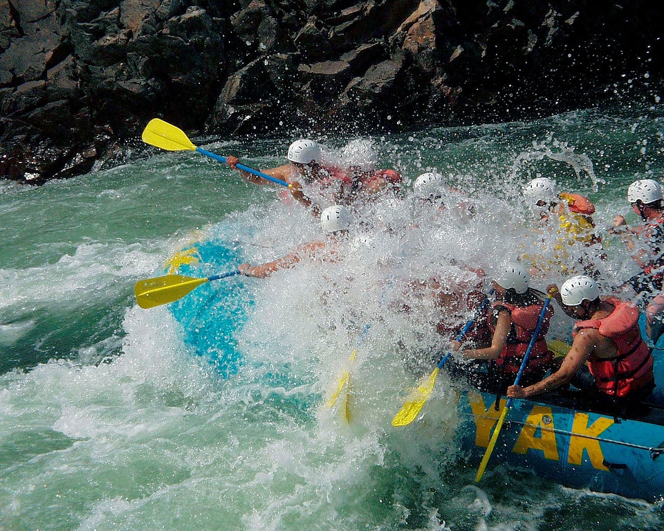 Canada rubber boat water