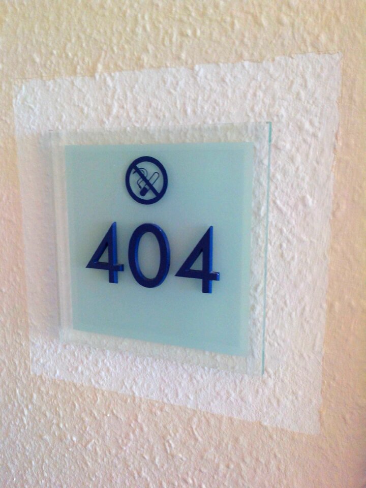 Room number 404 non smoking