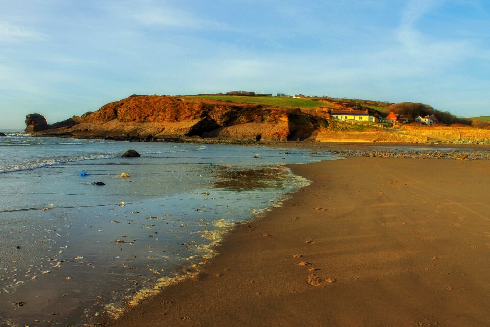 Sand shore shoreline