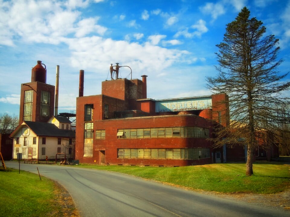 Abandoned buildings sky