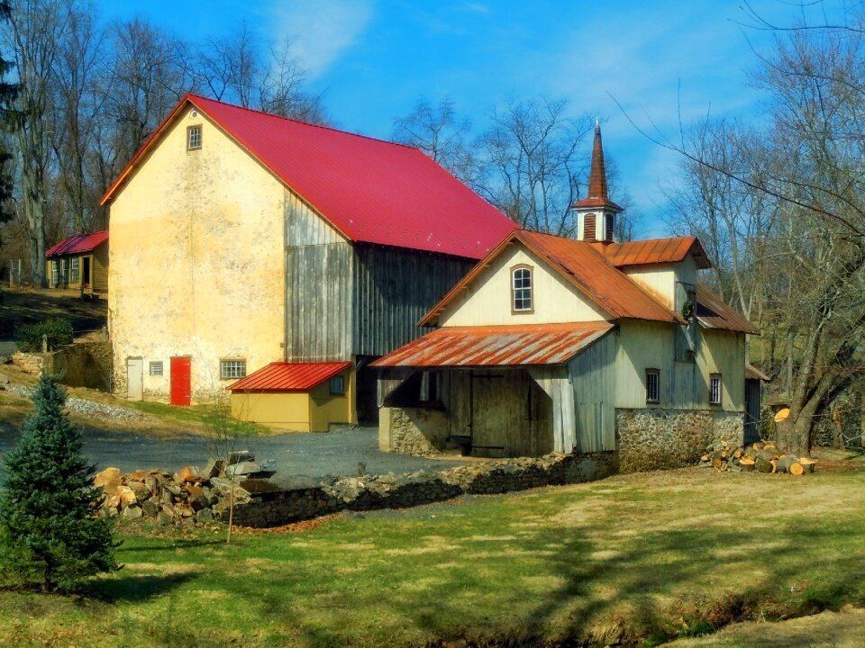 Scenic farm rural