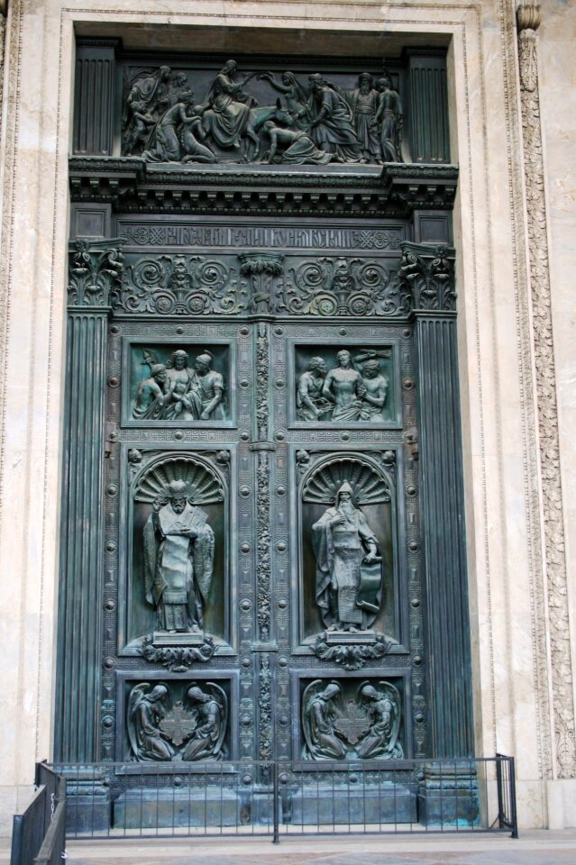 Heavy decorated relief