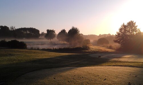 Sand trap morning sunrise