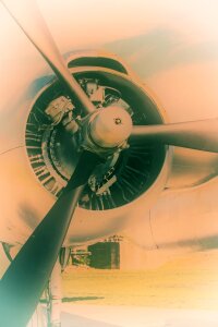 Airplane propeller military aircraft engine photo