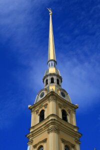 Golden tall landmark