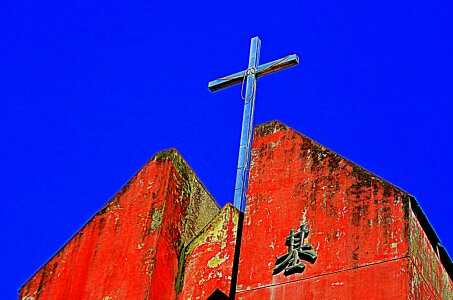 Blue sky religion symbol