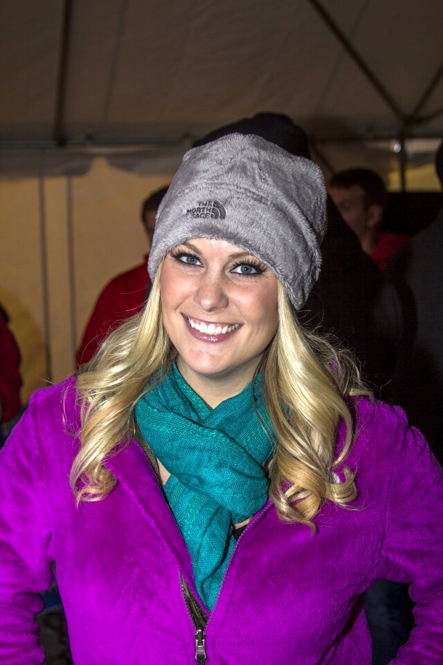 Winter person people