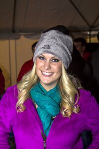Winter person people