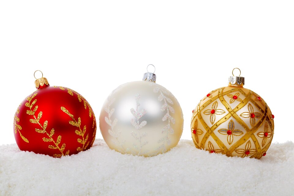 Christmas decoration glass