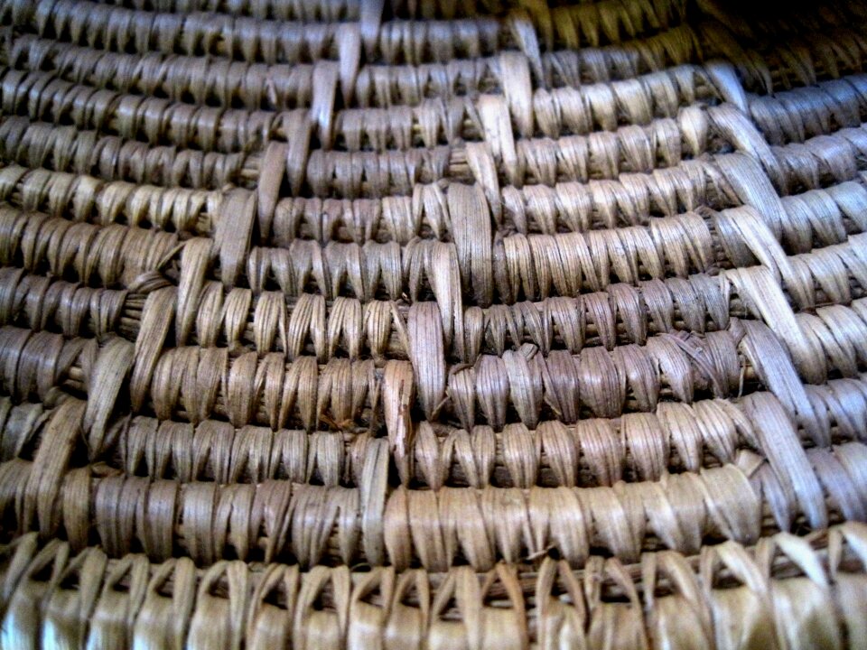 Straw color handwork craft