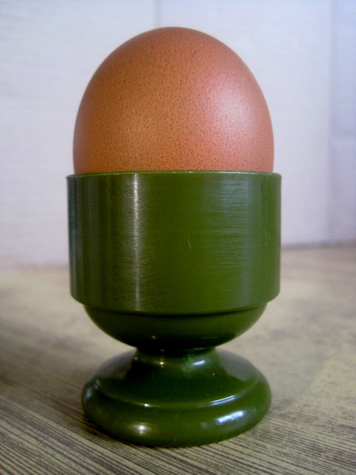 Olive green plastic breakfast