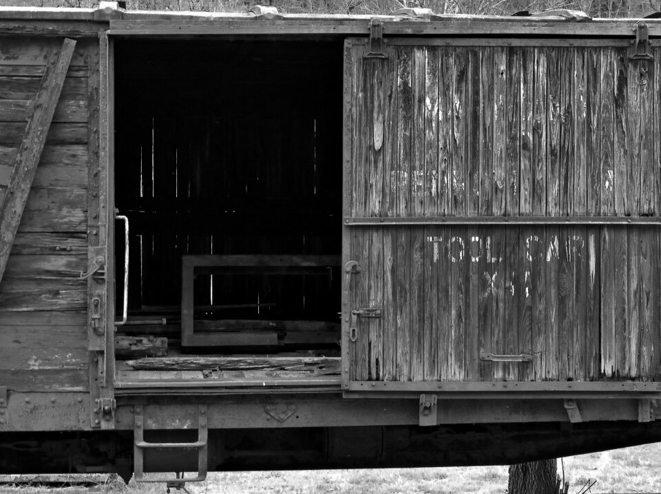 Car black and white box
